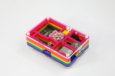 Laser Cut Pibow Enclosure For The Raspberry PiÂ® Model B