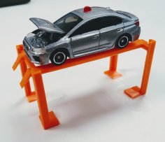 4-post Auto Lift 1:64 (four Post Car Lift) 3D Printer Model