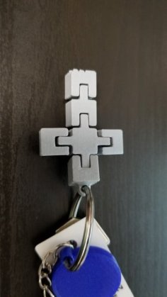 Cross Key Chain 3D Printer Model