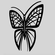 Butterfly 2D Art 3D Printer Model