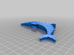 Articulated Dolphin 3D Printer Model