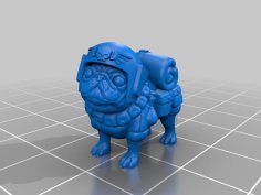 Cadian Pug 3D Printer Model