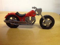 Jigsaw Motorbike 3D Printer Model