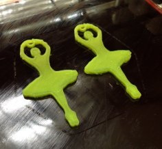 Ballerina Charm 3D Printer Model