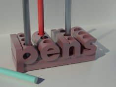 Pen Holder 3D Printer Model