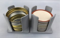 Canning Jar Lid Stackers 3D Printer Model