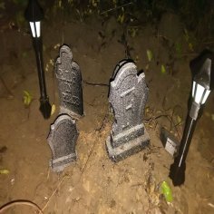 Geeky Tombstones 3D Printer Model