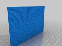 Brick Walls For Table Top. 3D Printer Model