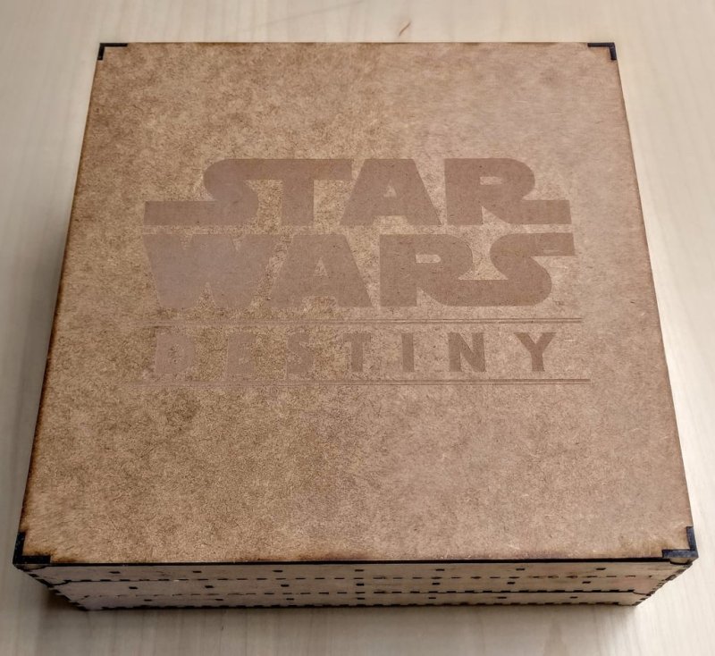 Laser Cut Stackable Dice Box For Star Wars Destiny SVG File