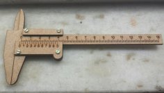 Laser Cut Vernier Calliper DXF File