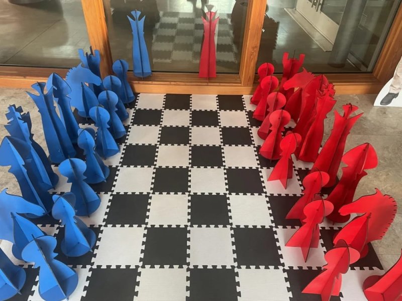 Laser Cut Giant Chess DXF File