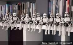 Lunch Atop A Shelf (StarWars Troopers) 3D Printer Model