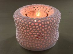 Voronoi LED Tealight Shade 3D Printer Model