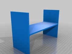 Easy Print Modular/Stackable Shelf 3D Printer Model