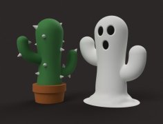 Cactus Ghost 3D Printer Model