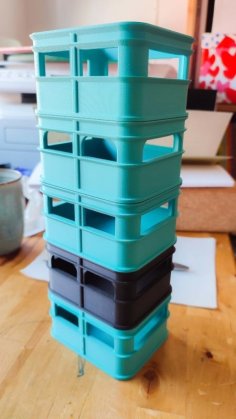 Stackable Storage Box In Bottle Box Optix 3D Printer Model