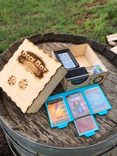 Laser Cut Deck Box Dungeons Game Box