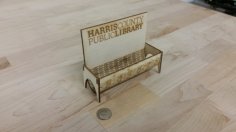 Laser Cut Business Card Holder