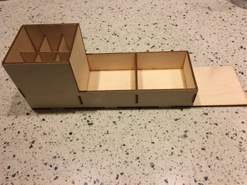 Laser Cut Desk Organizer