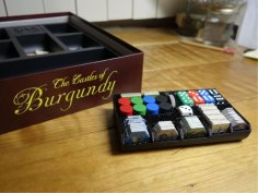 Castles Of Burgundy Tile Tray 3D Printer Model