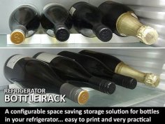 Bottle Rack (for Use In Refrigerators) 3D Printer Model