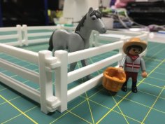 Playmobil Fence And Gate 3D Printer Model