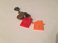 Home Keychain 3D Printer Model