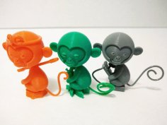 The Year Of The Monkey Little Statues 3D Printer Model