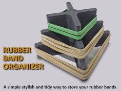 Rubber Band Organizer 3D Printer Model