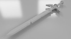 Rusted Master Sword (Full Size) 3D Printer Model