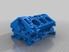 Ford Engine Block (simplified) 3D Printer Model