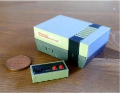 Mini Ninteno Entertainment System (NES) 3D Printer Model