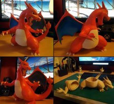 Dracaufeu / Charizard Box 3D Printer Model