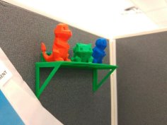 Bulletin Board/Cubicle Shelf 3D Printer Model