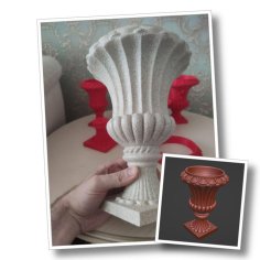 Baroque Vase 3D Printer Model