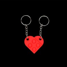 PUZZLE HEART KEYCHAIN KEY CHAIN 3D Printer Model