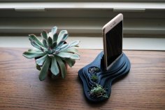 Layered Landscape Phone Stand 3D Printer Model