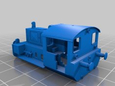 DB KOF II Köf II Locomotive Adaptation To TT Scale 3D Printer Model