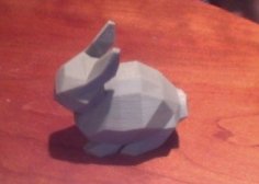 Low Poly Bunny 3D Printer Model