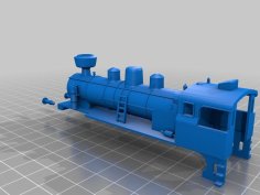 Locomotiva CFR 132-0000 Or OBB 156 Locomotive At 1:100 Scale. 3D Printer Model