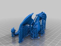 Charizard Presupported 3D Printer Model