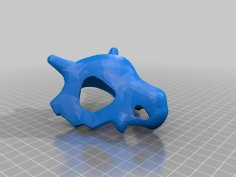 Bun Cover Cubone / Cache Chignon Osselait 3D Printer Model