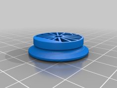 Lego Steam Train Wheel 3D Printer Model