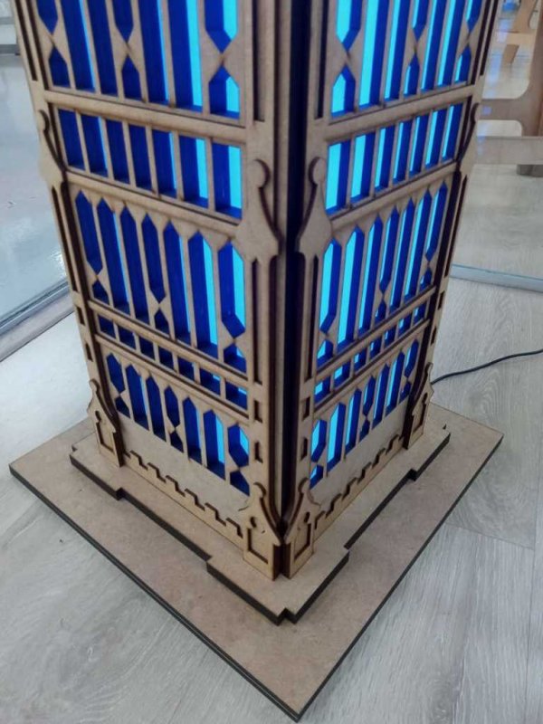 Laser Cut Big Ben 3D 2100mm