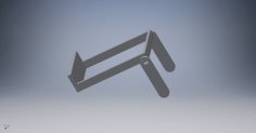 Adjustable Laptop Stand 3D Printer Model