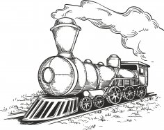 Locomotive rétro