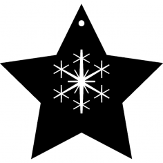 Snowflake dxf File