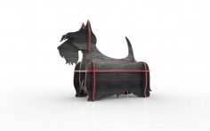 Scottish Terrier Mini Regal DXF-Datei