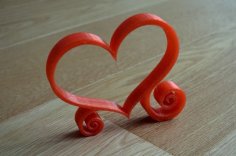 Heart Shape 3D Printer Model