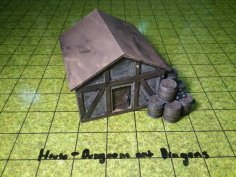 Small House – Dungeons And Dragons 3D Printer Model